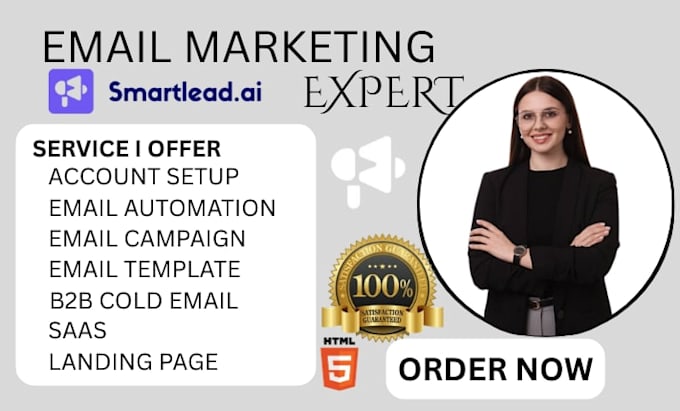 setup smartlead cold email outreach ai email automation deliverability