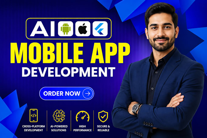 be developing ai mobile applications, android and ios, saas and ai software