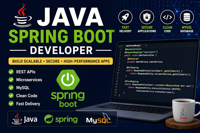 do java spring boot rest API and microservices development