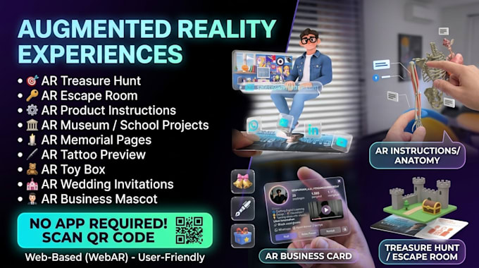 create interactive webar augmented reality experiences