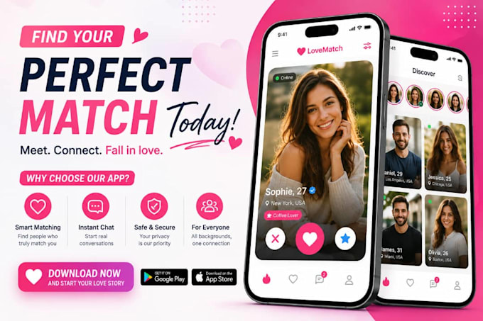 do mobile app dating coaching , mobile app  promotion, mobile app marketing