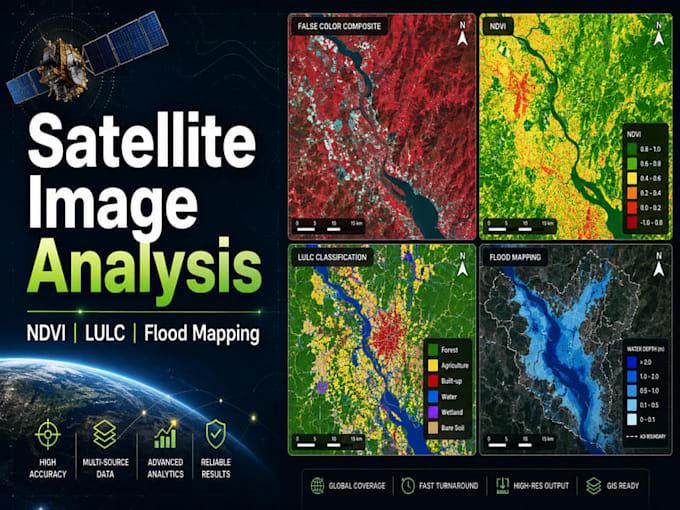 perform satellite image analysis and remote sensing