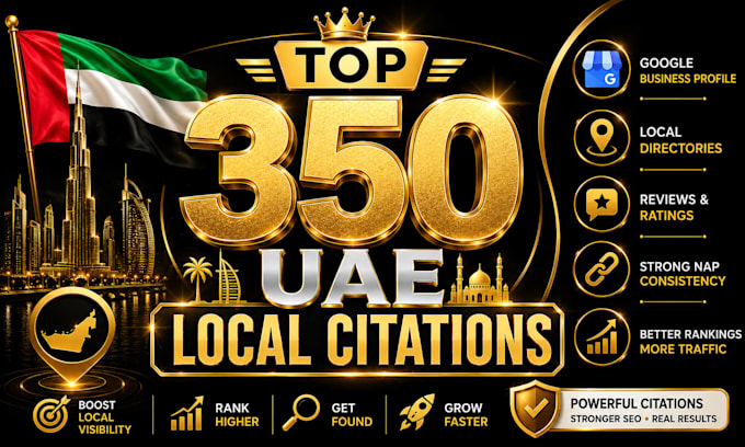 create top 350 uae local citations
