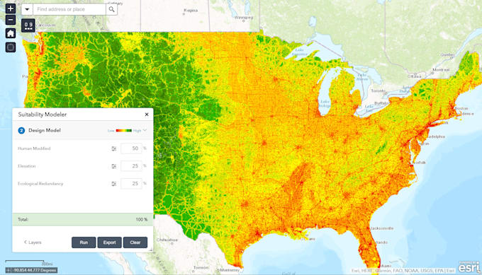 conduct location intelligence and site suitability analysis