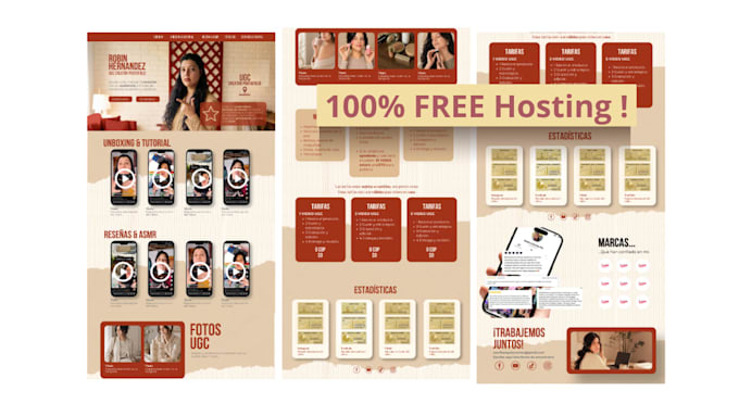 design a stylish ugc portfolio for you