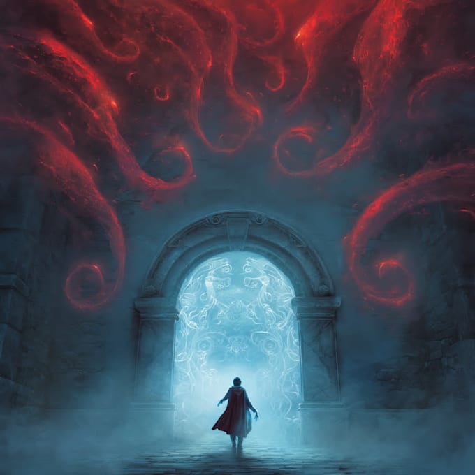 do fantasy book cover design, thriller book cover