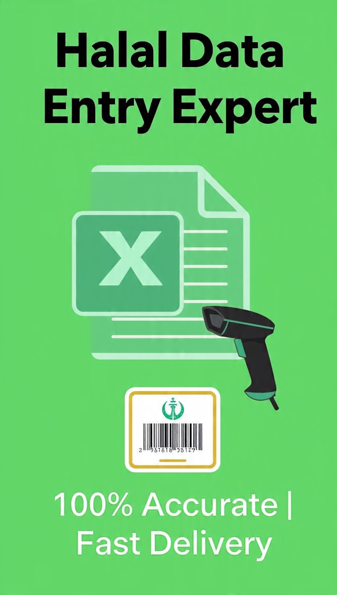 do halal product data entry and research with ingredient analysis