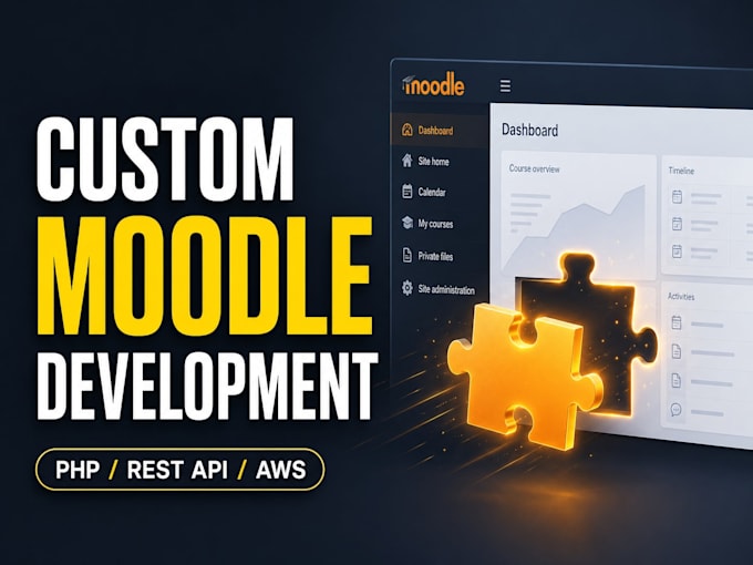 develop custom moodle plugins, apis, and lms integrations