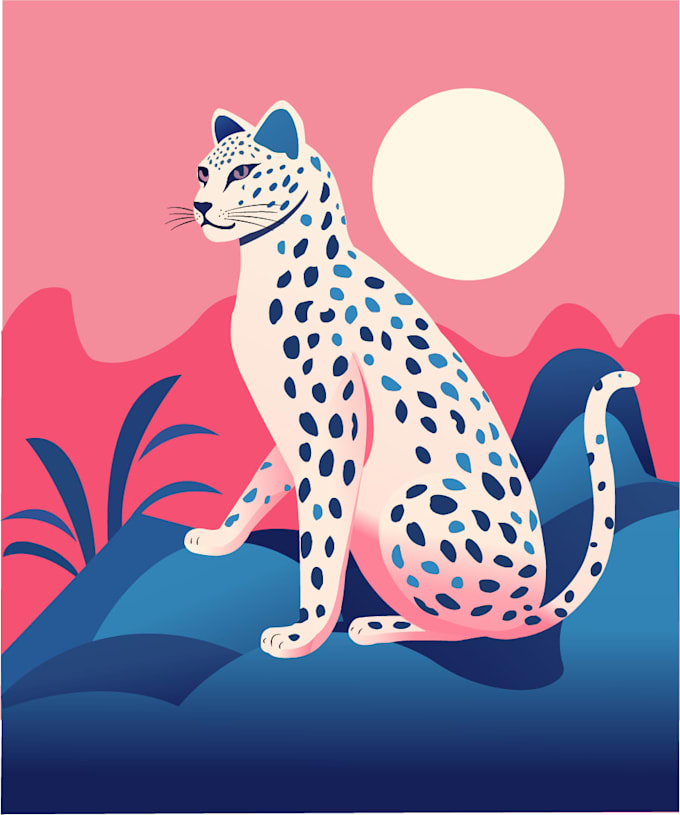 do vector art social media design
