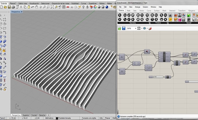 create advanced grasshopper parametric design and rhino scripts