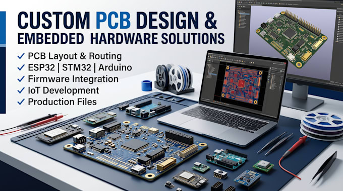 design custom pcb and embedded hardware solutions
