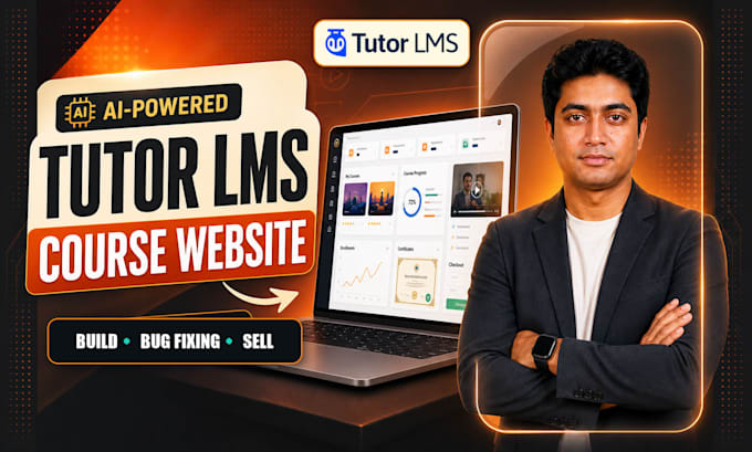 build tutor lms ai powered online course website