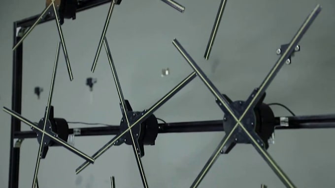 create stunning 3d animation for led hologram fan display