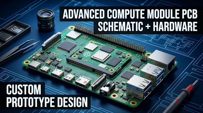 design advanced compute module pcb schematic and hardware prototype