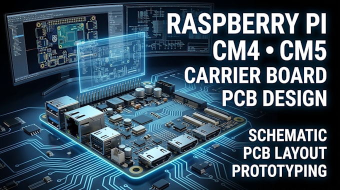 design raspberry pi cm4 cm5 compute module carrier board and schematic