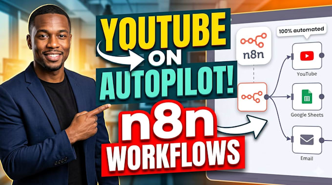 build n8n youtube automation workflows for faceless channels
