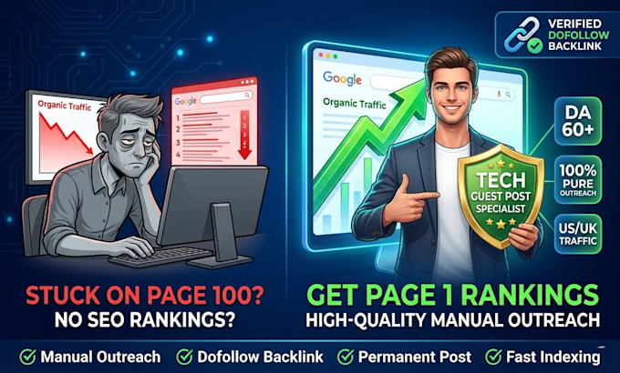 provide pure tech guest post and tech blog outreach service