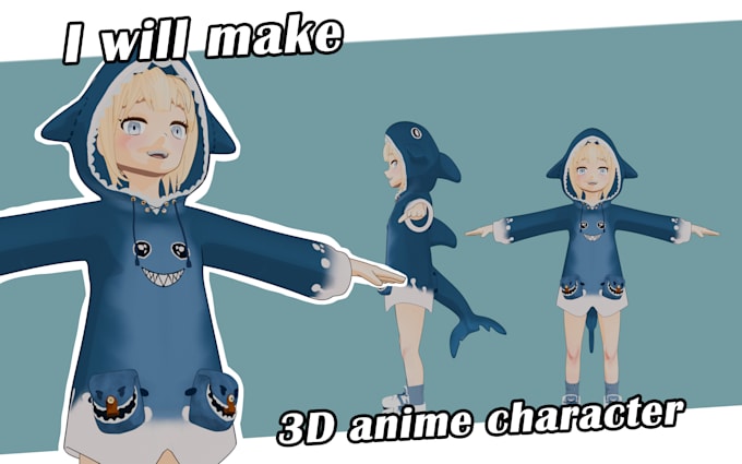 create 3d anime characters