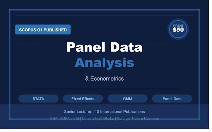 do panel data analysis and econometrics using stata