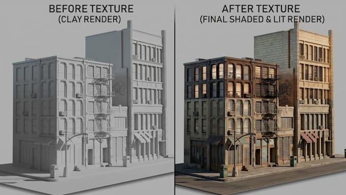 create realistic 3d building modeling