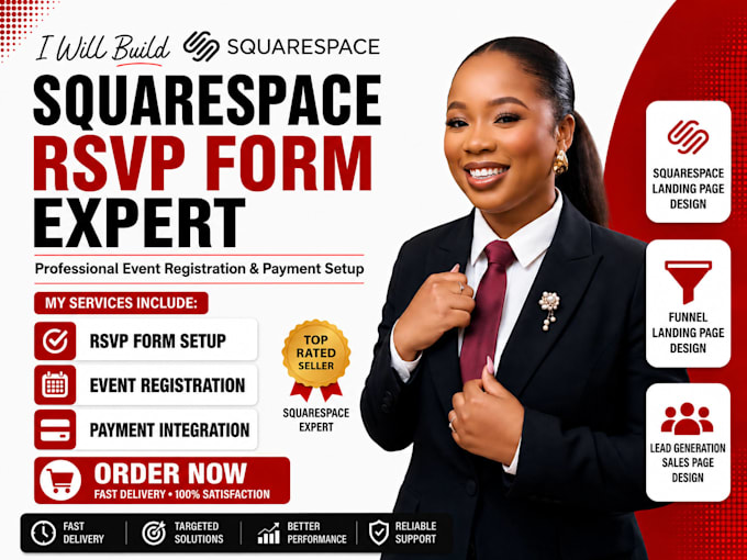 fix squarespace forms, rsvp setup, event booking and payment integration