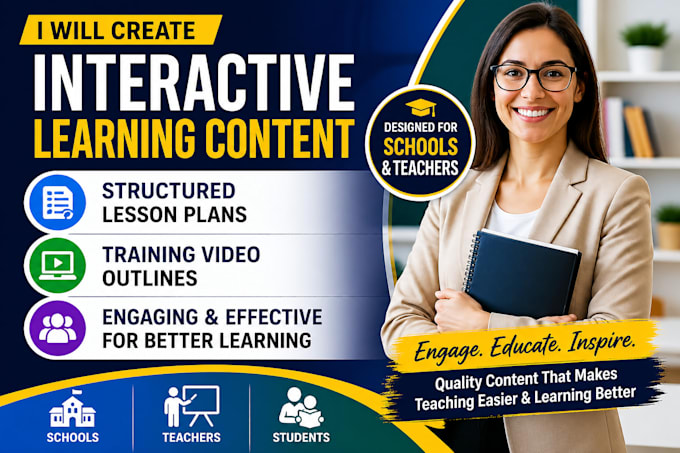 create interactive course content, design tutorial training video course