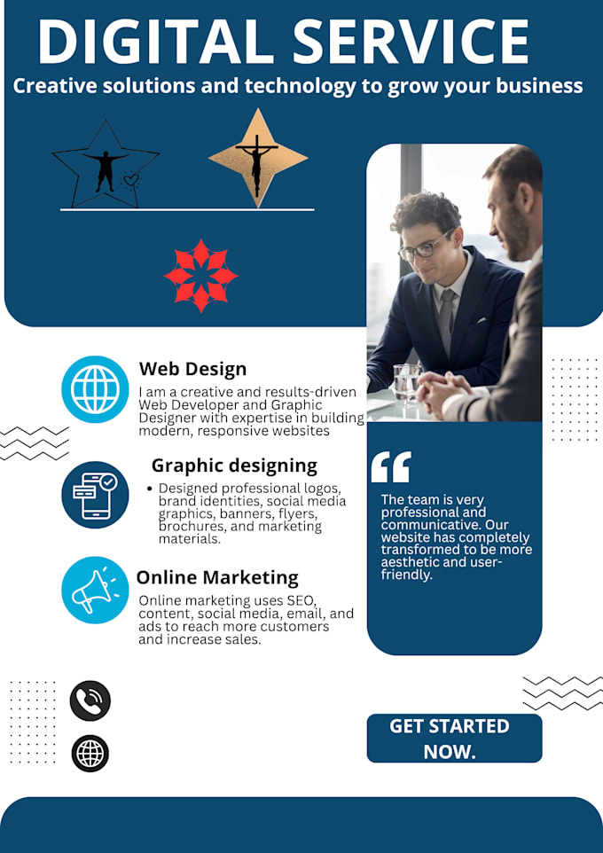 get professional website and graphic designing service