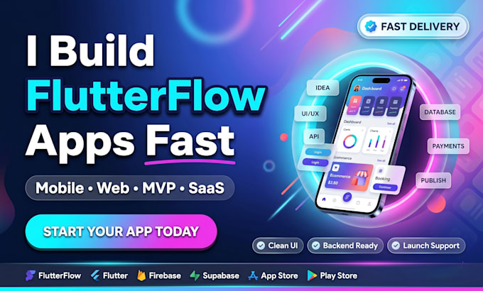 be your flutter and flutterflow developer for app development