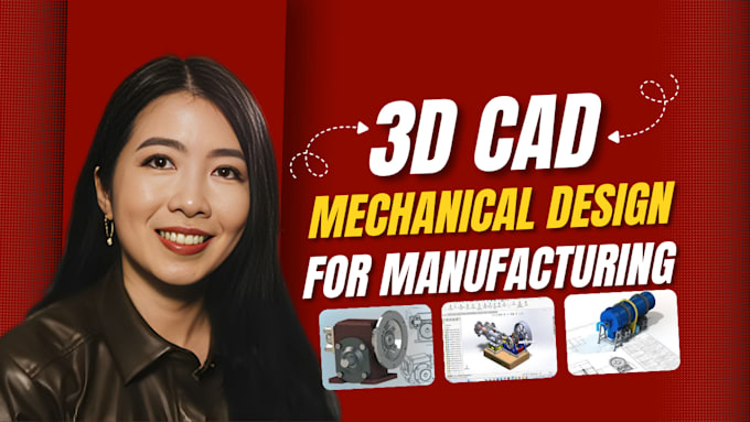 do 3d cad design 3d product design 3d rendering for cnc file in solidworks