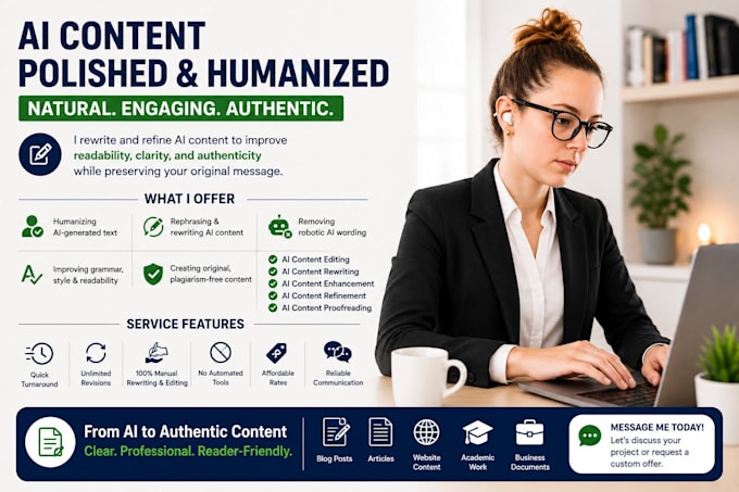 humanize ai content, rewrite, proofread, paraphrase, humanize chatgpt content
