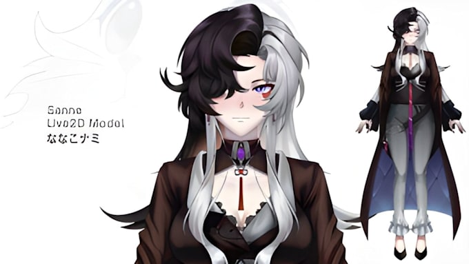 do live2d vtuber modelling live 2d vtuber avatar anime vtuber model nsfw art