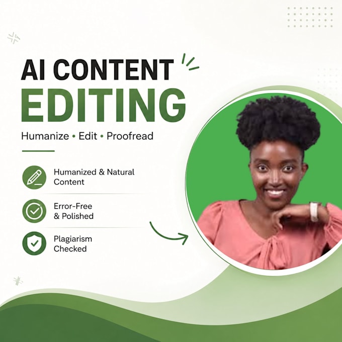 edit ai generated content and check for plagiarism