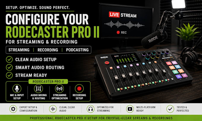 configure your rodecaster pro ii for streaming and recording