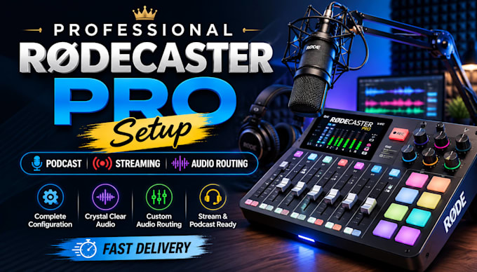 set up and configure your rodecaster pro for streaming and prodcaster