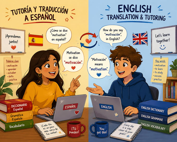 be your english and spanish teacher
