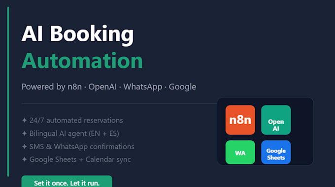 build an ai powered booking automation system