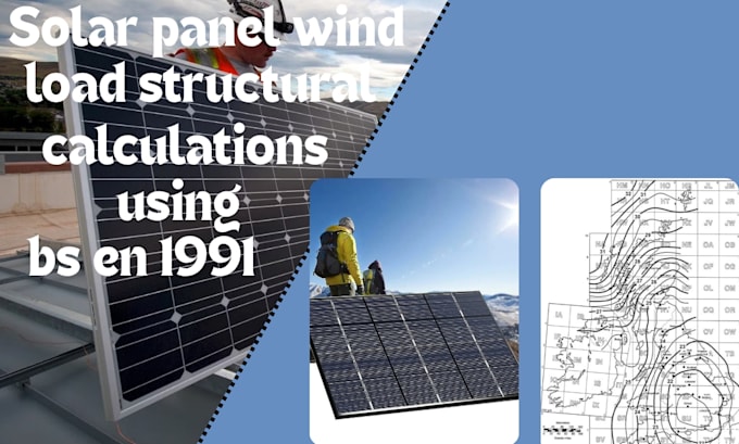 do solar panel wind load structural calculations using bs en 1991