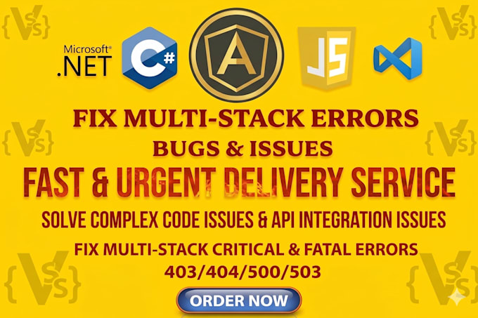 fix errors in your angular or asp dot net project