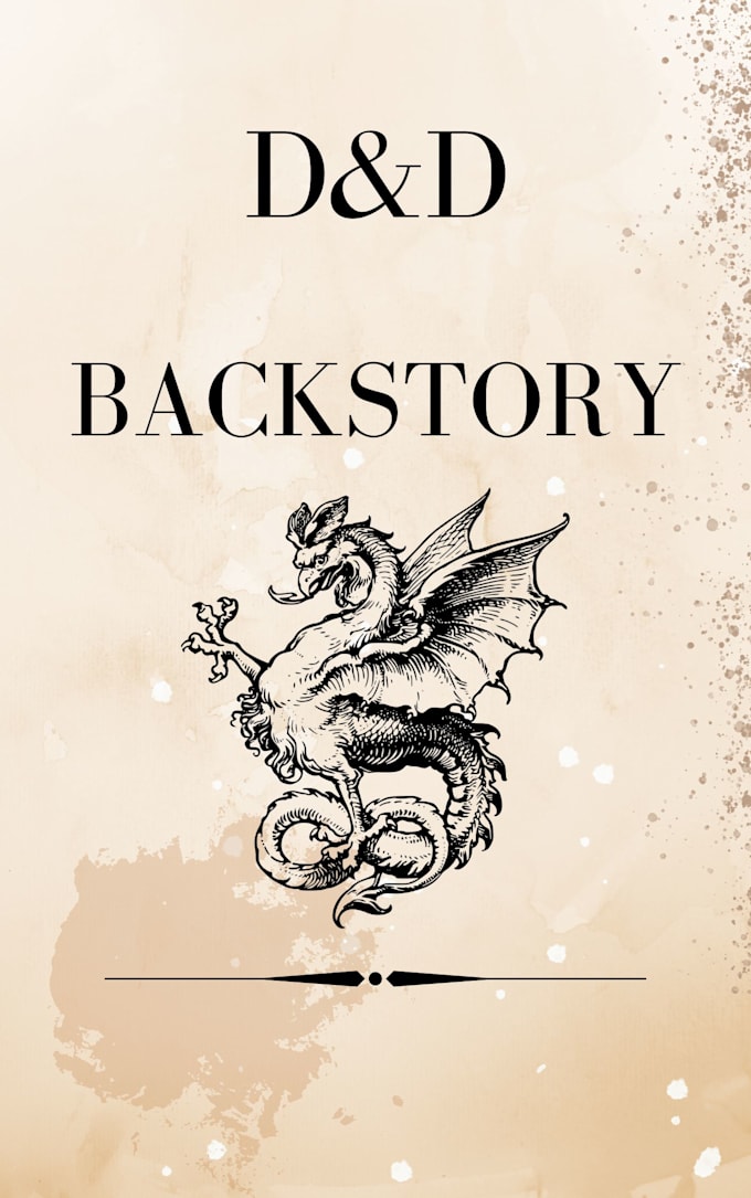write dungeons and dragons character backstories