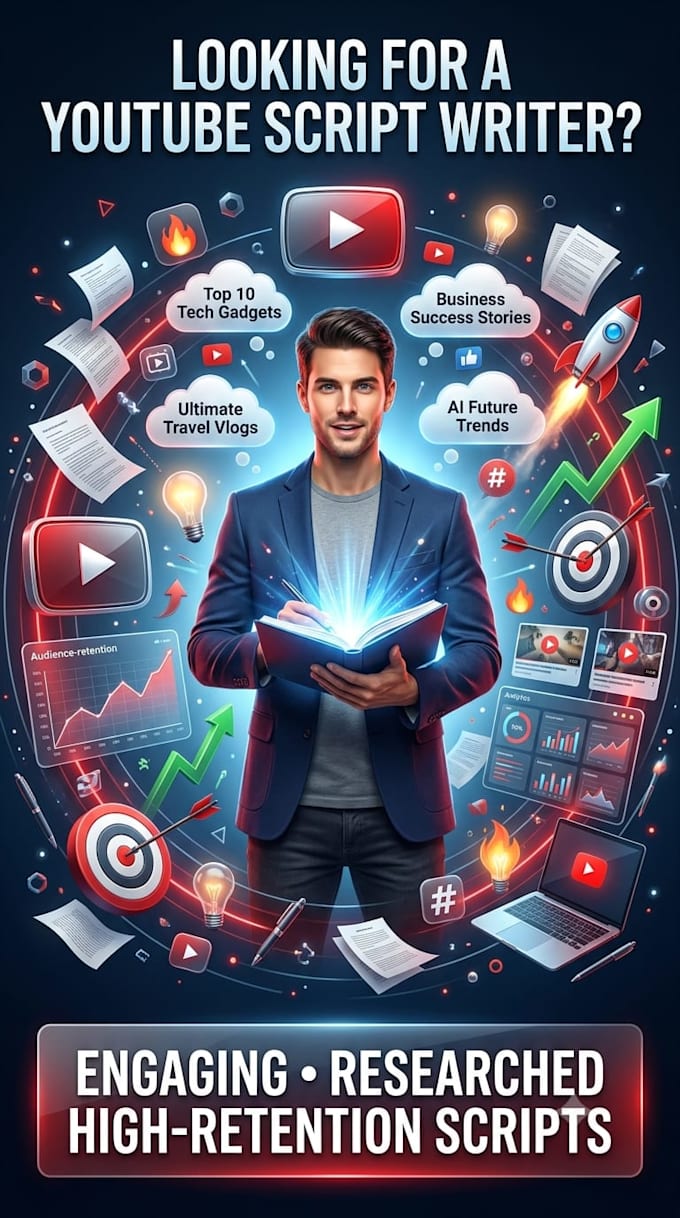 write the script for your youtube or any type of presentation