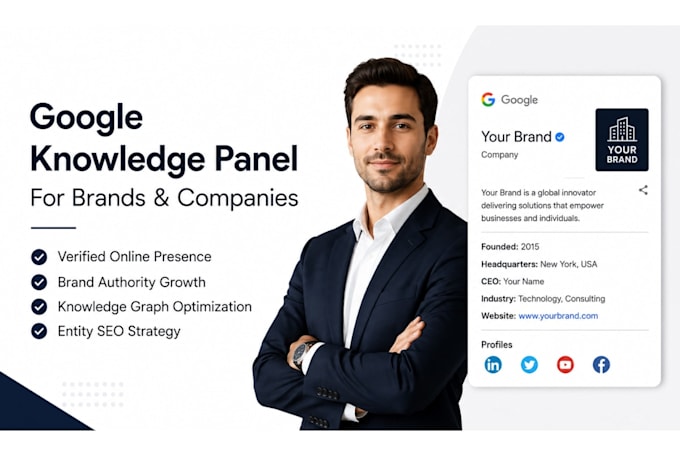 create verified google knowledge panel or knowledge graph for brands and company
