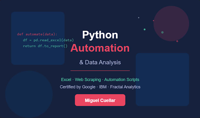automate your excel and data tasks with python