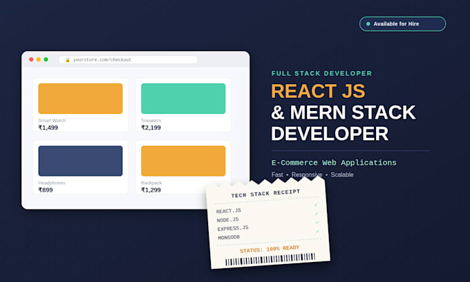 create a mern stack web application using react node js