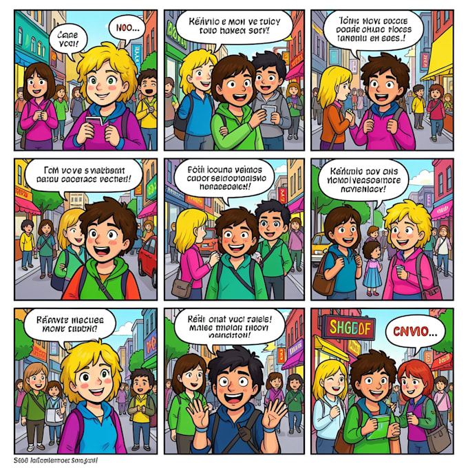 draw your sfw or nsfw comic strip or manga