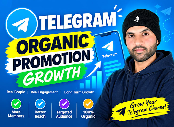 do organic telegram channel promotion for real growth