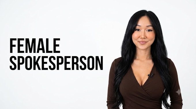 female spokesperson video review spokesperson testimony video spokesperson