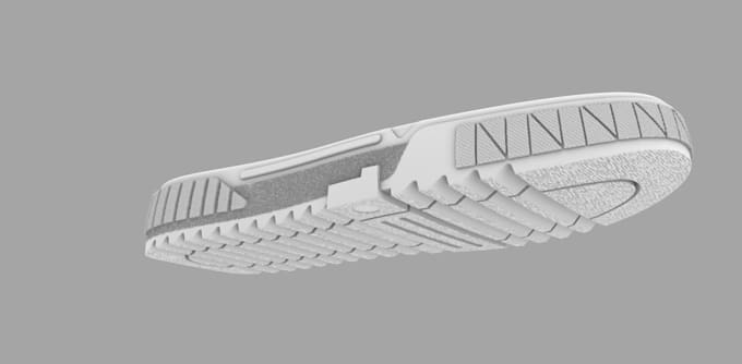 do 3d shoe sole models, 3d sole design for printing and animation