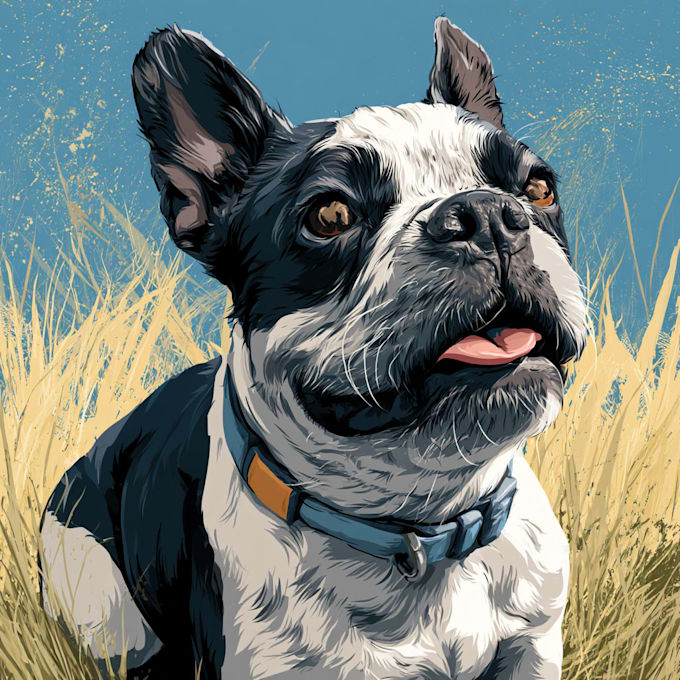 draw your beloved pet into a fun vector art cartoon