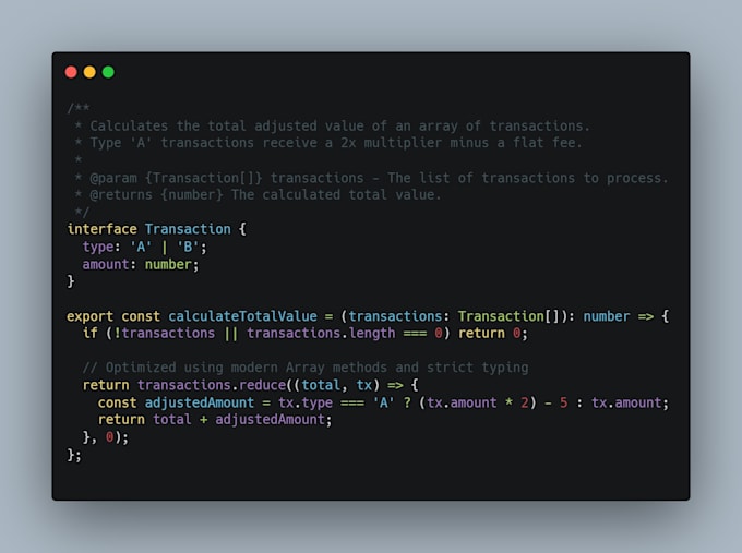 refactor, fix, and document your messy javascript ortypescript code