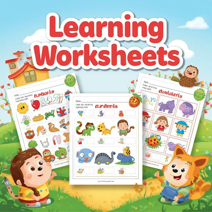 make sight words learning activity worksheets for kids